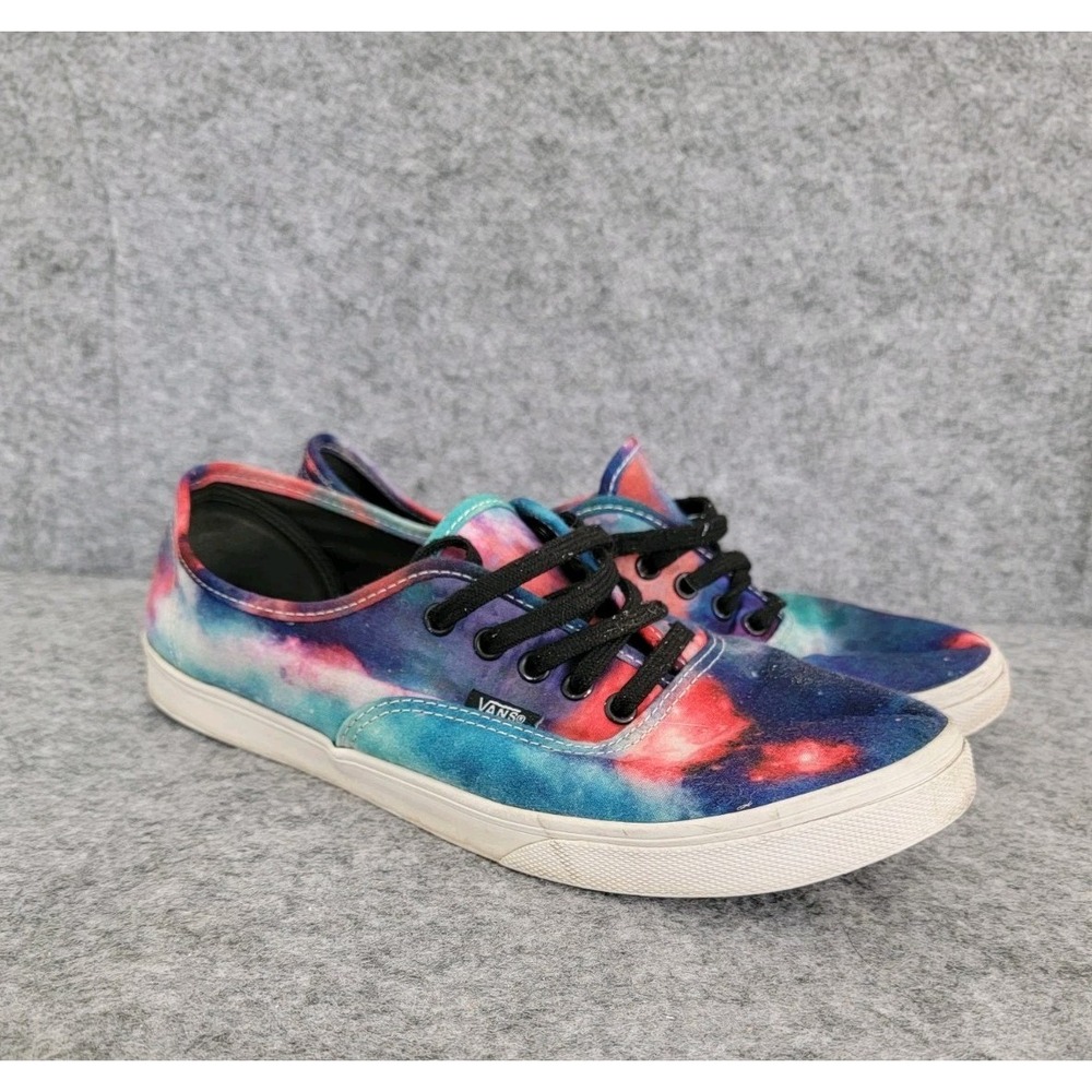Vans Lo Pro Sneakers Mens 7.5 Womens 9 Blue Cosmic Galaxy Skateboard Shoes
